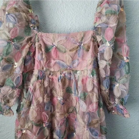 STORIA STACY SEQUIN BABYDOLL DRESS excellent condition - Picture 13 of 15